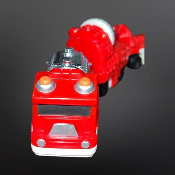 2003 FISHER-PRICE GeoTrax Red Rapid Rescue Train 4 Pc - Picture 5 of 5